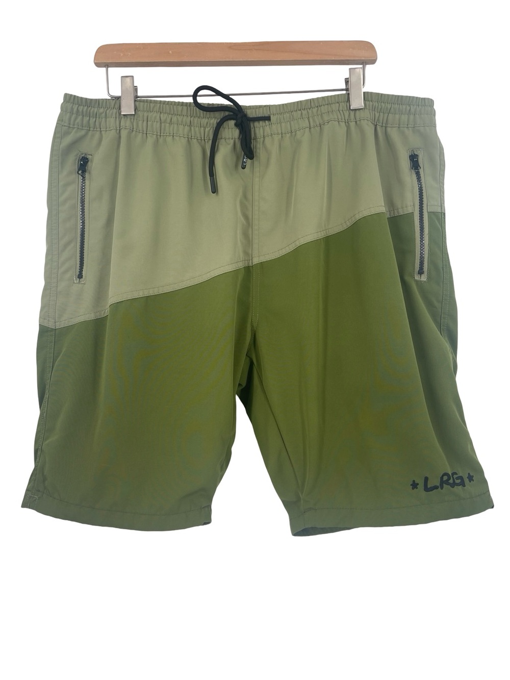 LRG Olive Green Shorts research group 2XLarge 2XL